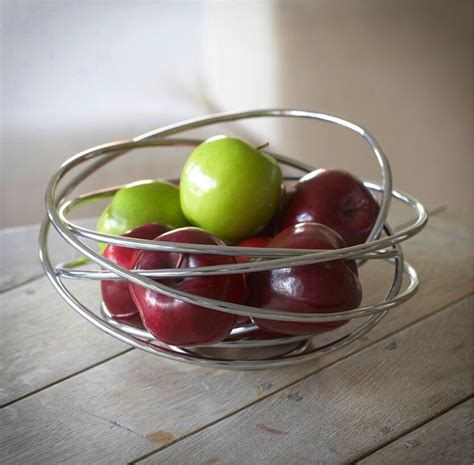 Chrome Wire Fruit Bowl Interior Design Ideas