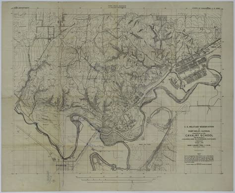 Map Of Fort Riley Kansas Harry S Truman