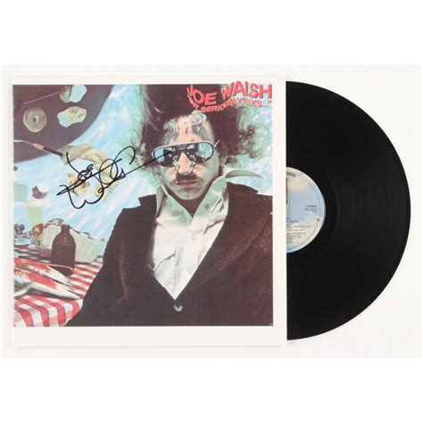 Joe Walsh Signed But Seriously Folks Vinyl Record Album Cover