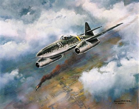 Me 262 Painting By Colin Parker