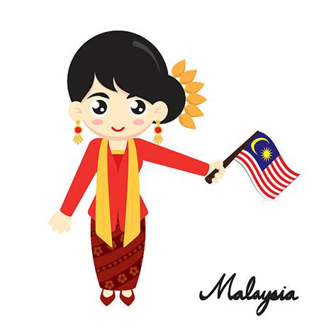 Royalty Free Malaysian Girl Clip Art Vector Images And Illustrations