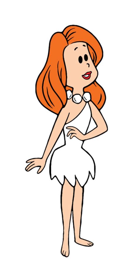 Wilma Flintstone With A New Hair Style Cartoon Drawings Wilma