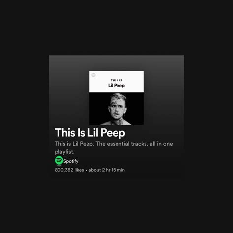 Lil Peep Charts On Twitter The Playlist “this Is Lil Peep Has