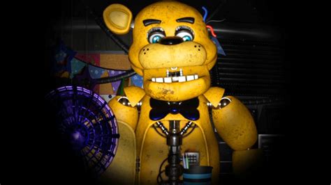 Golden Freddy Opened Its Animatronic Suit Fnaf Running In The 80s