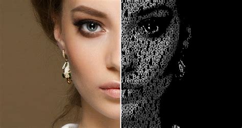 How To Transform A Face Into A Powerful Text Portrait In Photoshop