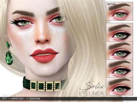 Solis Eyeliner N77 By Pralinesims At Tsr Sims 4 Updates