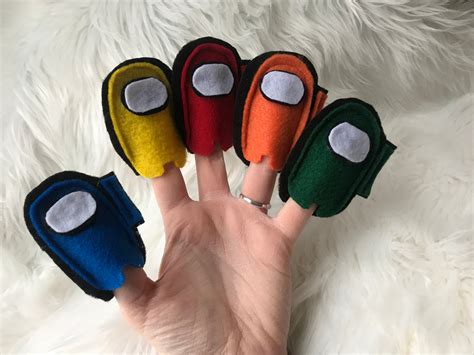 Finger Puppets Among Us Quiet Play Fun Ts Etsy