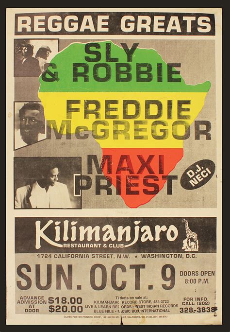 Lot Detail Vintage Reggae Poster