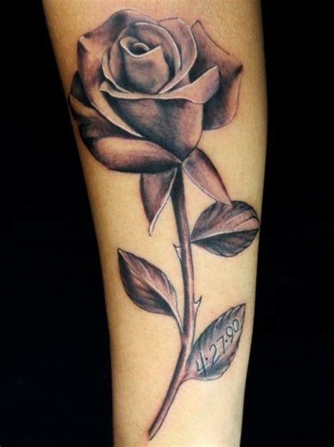 Black Rose Tattoo Forearm Black Rose Tattoos Designs Ideas