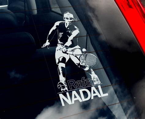 Rafael Nadal Tennis Car Window Sticker Rafa Espana Spain Champion