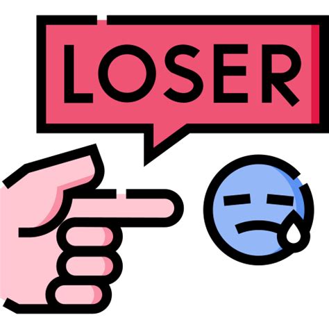 Loser Detailed Straight Lineal Color Icon