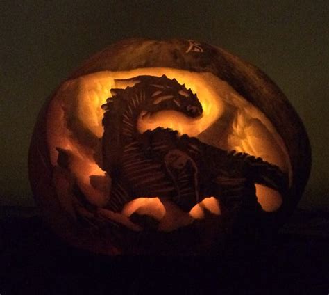 Dragon Pumpkin Carving Carving Pumpkin