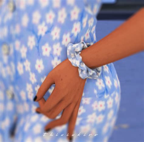 Maya Dress And Scrunchies Bracelet At Kiro Sims 4 Updates