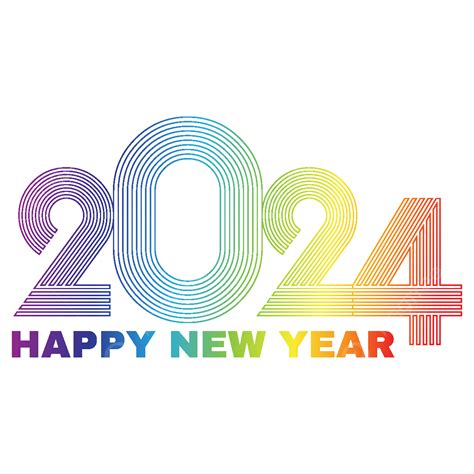 2024년 새해 복 많이 받으세요 벡터 새해 복 많이 받으세요 2024년 새해 소망 새해 Png 일러스트 및 벡터 에