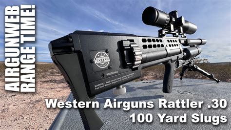 Western Airguns Rattler 30 Semi Auto Big Bore Airgun 100 Yards