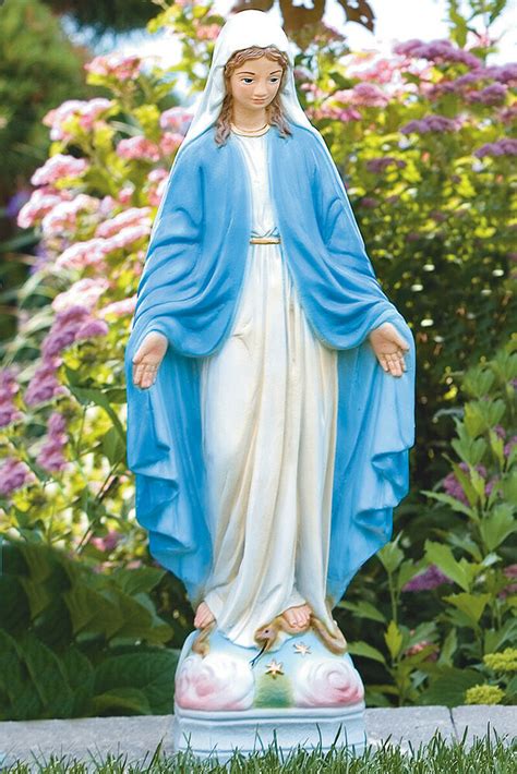 18 Virgin Mary Blessed Mother Religious Outdoor Statue Ebay