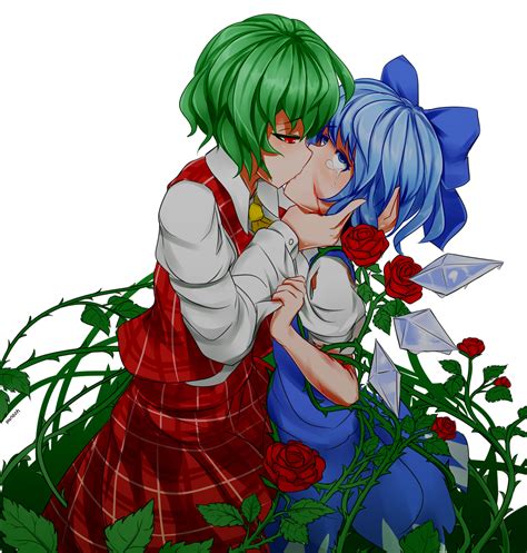 Cirno And Kazami Yuuka Touhou Drawn By Pan Ooh Danbooru