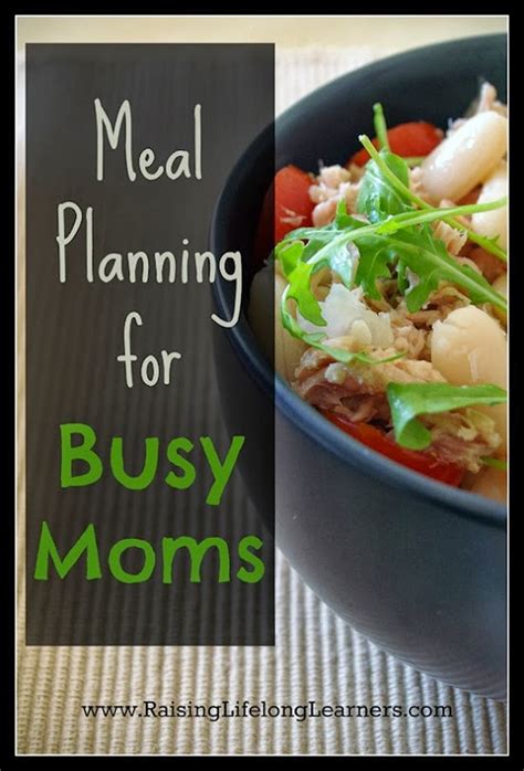 Meal Planning For Busy Moms