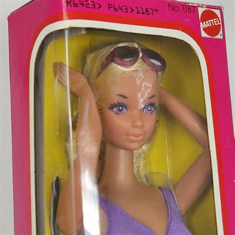Vintage Sun Lovin Malibu Pj P J Barbie Doll Mattel New In Box