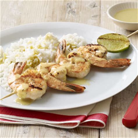 Try swapping out the pasta in our recipes for rice. Shrimp Scampi over Basmati Rice Recipe - Delish.com