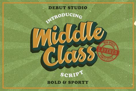 $ free > personal use. Middle Class Script Font | Handwritten script font, Script ...