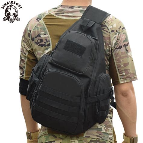 military tactical outdoor shoulder sling chest bag molle backpack hiking au send 8002126915017