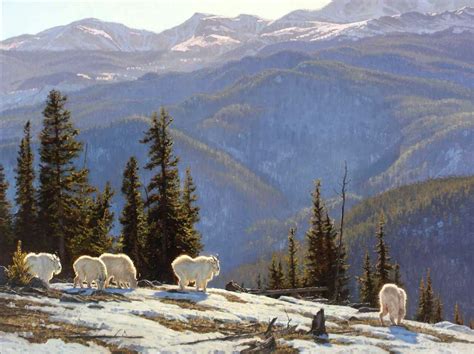 Pin By Wes Westmoreland On Art Winter Landscape Rocky Mountains Art