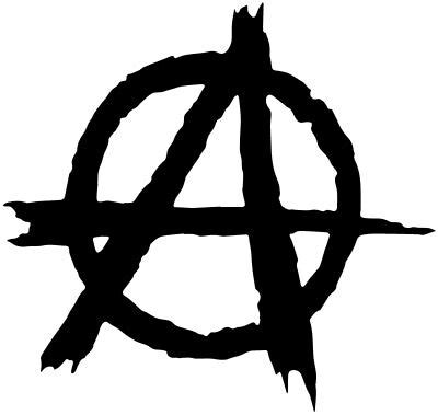 Anarchy Symbol Vinyl Decal Sticker Anarchist Punk Goth Ebay