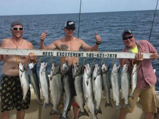 Reel Excitement Charters Lake Ontario Trout Salmon Fishing