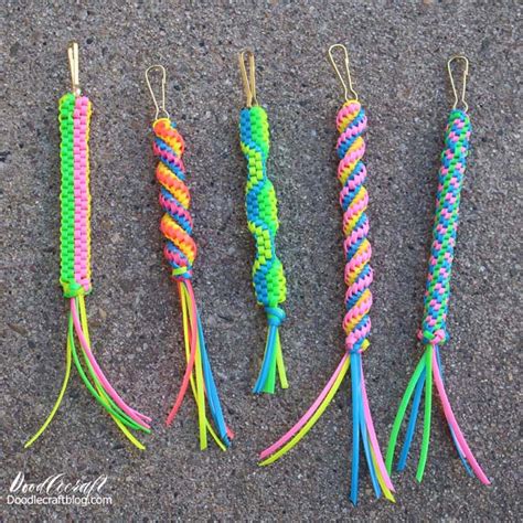 Maybe you would like to learn more about one of these? Doodlecraft: Boondoggle Keychains DIY Tutorial!
