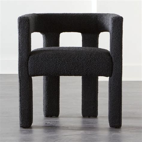 Stature Black Chair + Reviews | CB2 | Ivory chair, Black chair, Dining