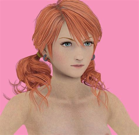 Final Fantasy XIII Hacked For Nude Vanille Model Sankaku Complex