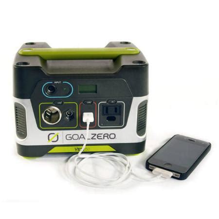 For those times, the goal zero yeti 150 solar generator ($200) makes a perfect travel companion. Goal Zero Yeti 150 Portable Generator - Ecogeekliving