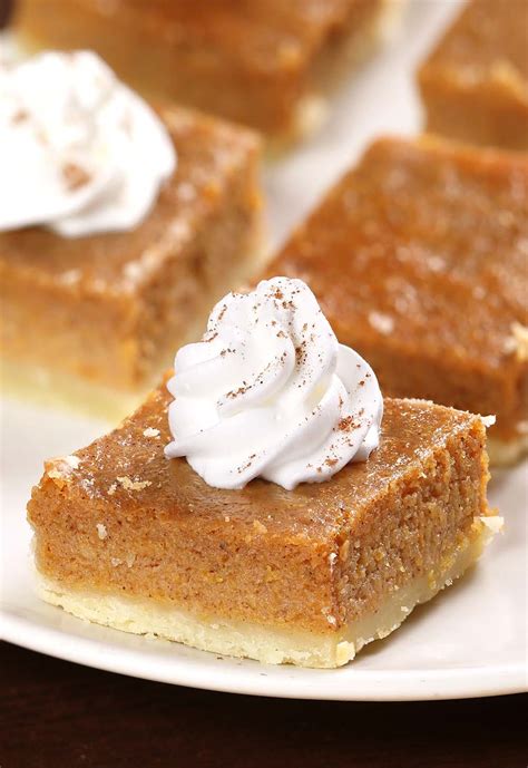 Easy Pumpkin Pie Bars Sugar Apron