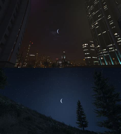 Gta 5 Has Realistic Light Pollution You Can See The Sky Better In The