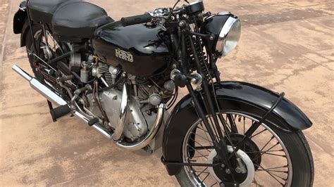 1949 Vincent Series B Touring Rapide For Sale Youtube