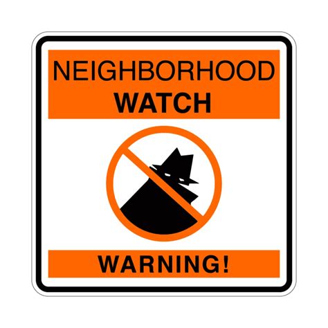 Neighborhood Watch Sign 24 X 24 Advanced Sign
