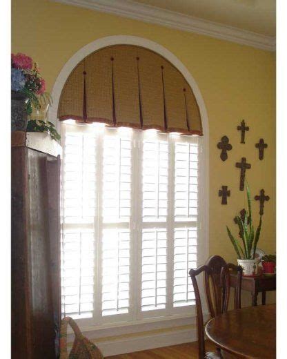 Elegant and functional coverings for specialty windows. half-arch box pleat valance | Box pleated valances ...