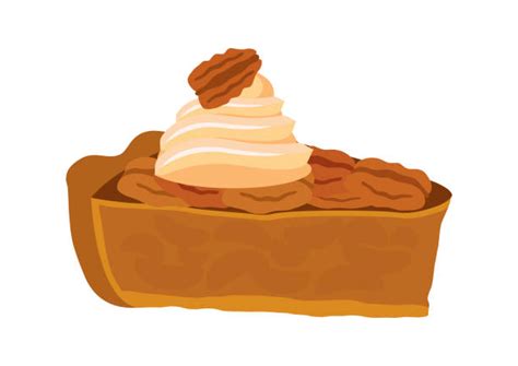 Pecan Pie On White Illustrations Royalty Free Vector Graphics And Clip