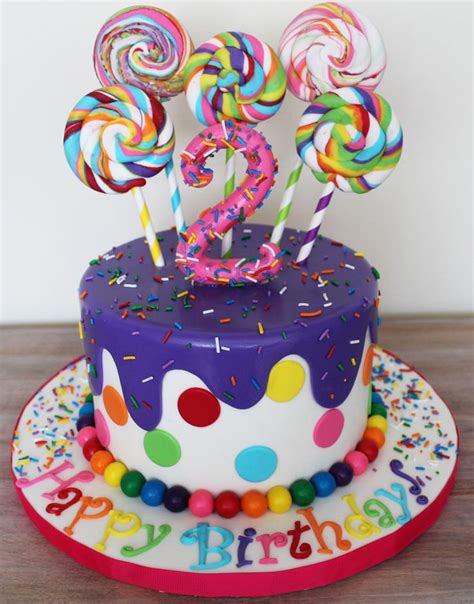 What's a birthday without cake? Candyland Kids Birthday Cake - Happy birthday cakes in Lahore