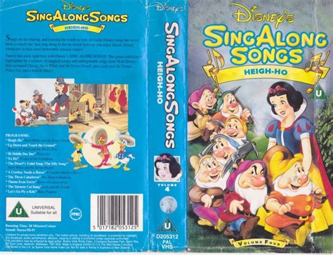 Disney Sing Along Songs Heigh Ho Vhs New Ebay Bank Home The Best