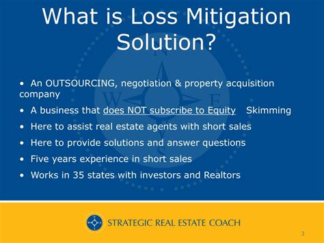 Ppt Loss Mitigation Solutions March 2009 Powerpoint Presentation