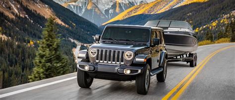 jeep wrangler engine options towing capacity