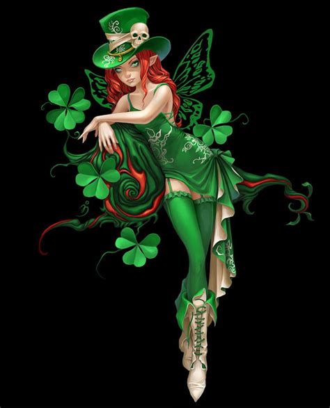 St Patricks Day With Images Fairy Artwork Irish Fairy Fairy Pictures