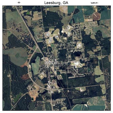 Aerial Photography Map Of Leesburg Ga Georgia