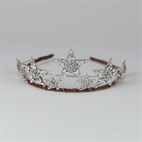 star crowns celestial wedding star tiara star headband headpieces
