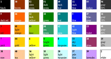 Vba Interior Color Index Scoala De Soferi Ro