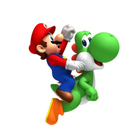 Coloriage Mario Yoshi à imprimer