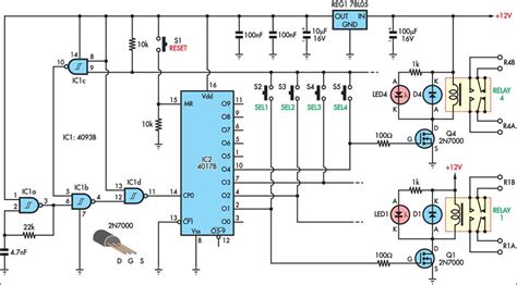 Relay Circuit Diagram Simple Circuit Diagram
