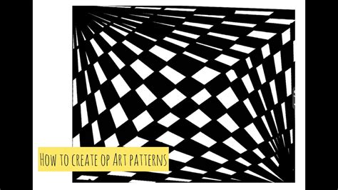 How To Create Op Art Patterns Youtube